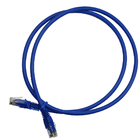 LE soft cable CAT5E CAT6 solid bare copper network patch cord PVC blue jacket for server