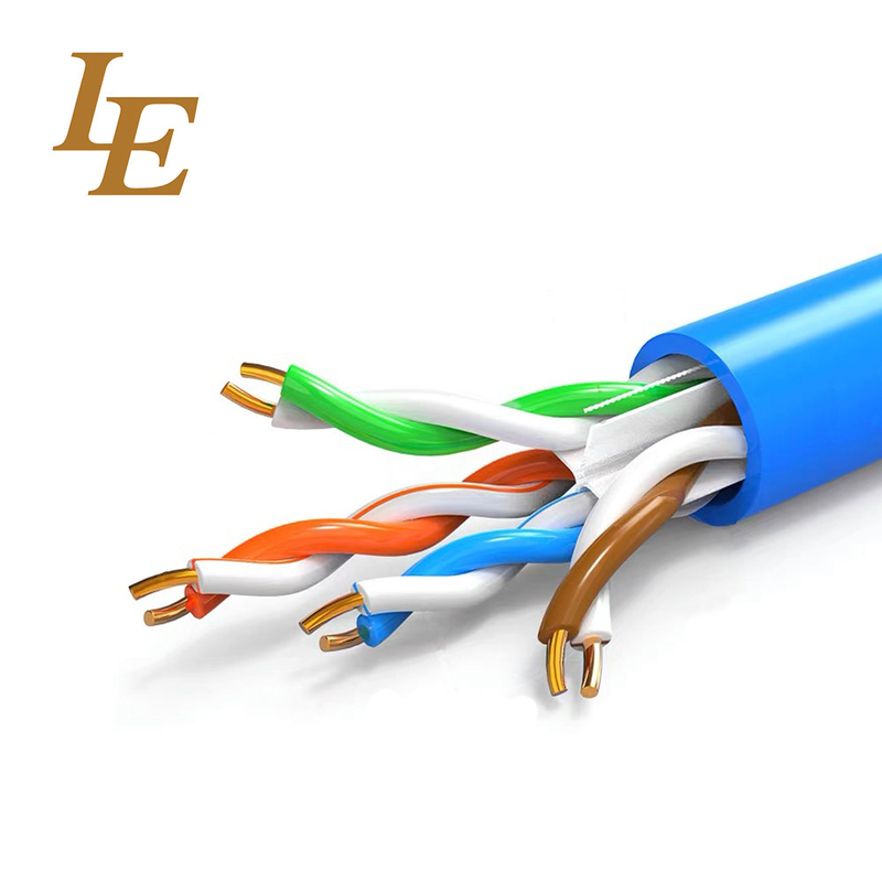 U/UTP CAT5E CAT6 Twisted 4 Pairs Network Lan Cable Solid Bare Copper Unshielded