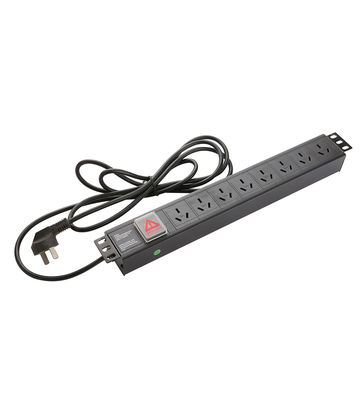 White or Black 16A Server Rack Power Distribution Unit for Data Center Power Management