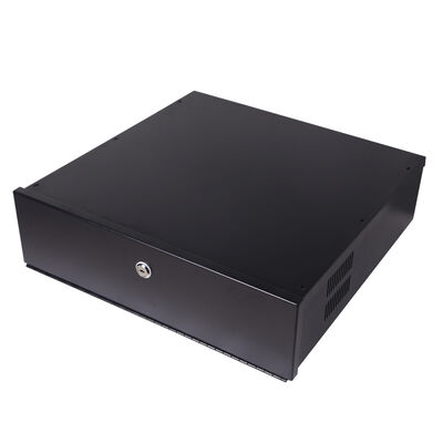 Steel Metal Lock Box 18x18x5" 21x21x8" 21x24x8" Metal DVR Lockbox Enclosure with Cooling Fan for DVRs and NVRs MDVR Steel Box