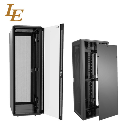 19 pouces 18U aluminium cadre serveur rack armoire réseau avec porte ventilée
