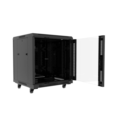 Modèle classique 12U Rack serveur avec armoire de porte en verre