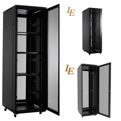Enclos de serveur d'armoire de réseau Ip20 avec porte d'entrée ventilée en forme d'arc