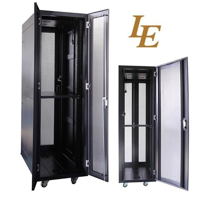 SPCC Matériau en acier laminé à froid 45U 800mm Cabinet de réseau de profondeur avec porte ouverte double