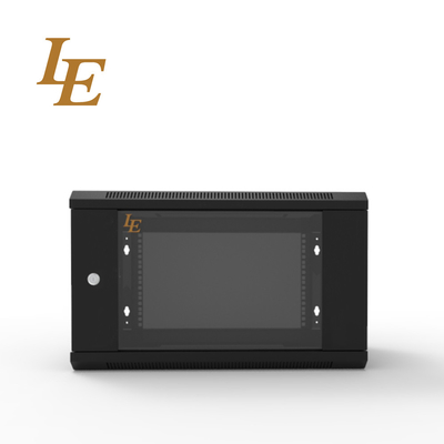 Type de montage murale LE 9U réseau serveur rack avec porte en verre