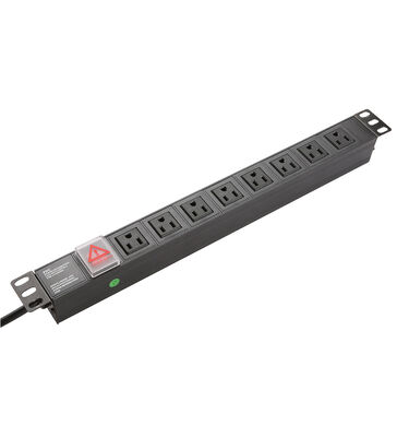 Unité de distribution d'électricité américaine Utilisation industrielle USA Socket 1U Height Aluminium Alloy