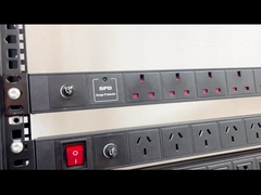 8 Way 19' PDU Armoire à serveur en aluminium avec commutateur